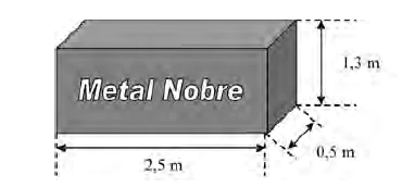 Questão 146 - ENEM 2010 - ENEM,A siderúrgica “Metal Nobre” produz diversos objetos maciços Questão 146 - ENEM 2010 - ENEM,A siderúrgica “Metal Nobre” produz diversos objetos maciços