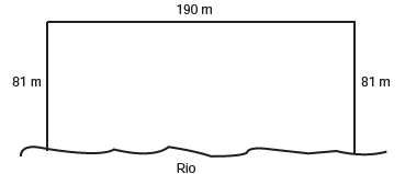 Questão 147 - ENEM 2013 - Para o reflorestamento de uma área,lado margeado pelo rio,enem Questão 147 - ENEM 2013 - Para o reflorestamento de uma área,lado margeado pelo rio,enem