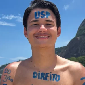Arthur Telhado Vianna da Silva, que passou em Direito na USP