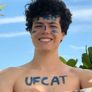 Mateus Cheik, que passou em Medicina na UFCAT