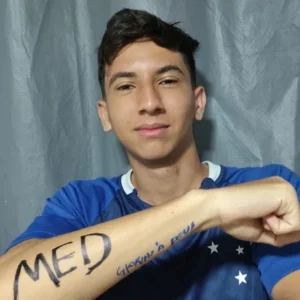 Samuel Cunha, que passou em Medicina na UFF